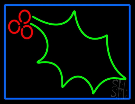 Christmas Holly LED Neon Sign