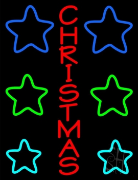 Red Christmas LED Neon Sign