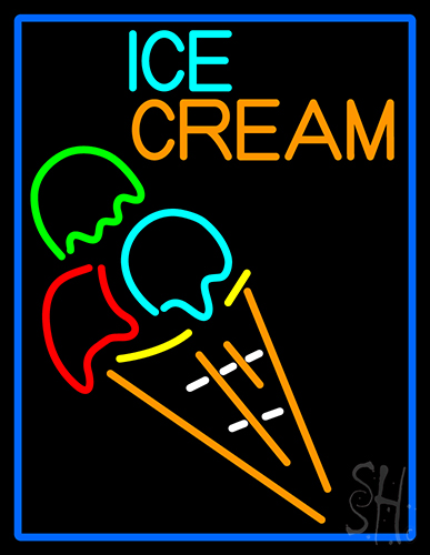 Cone Ice Cream LED Neon Sign