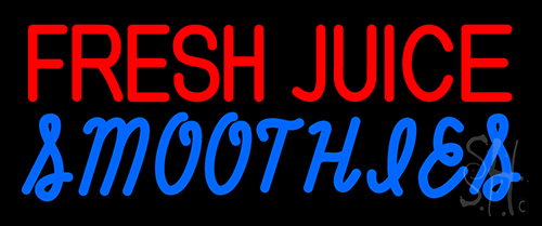 Fresh Juices Smoothies LED Neon Sign