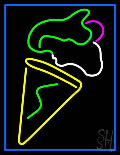 Ice Cream Cone LED Neon Sign