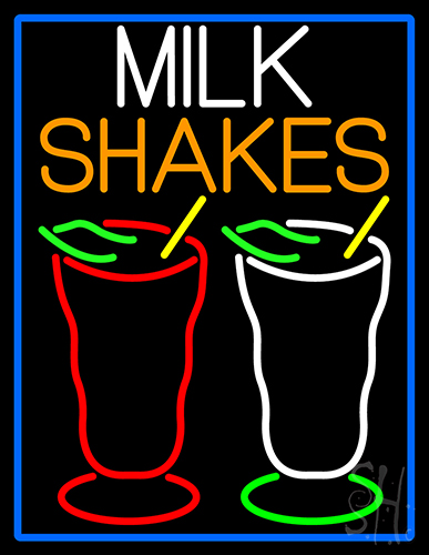 Milk Shakes LED Neon Sign