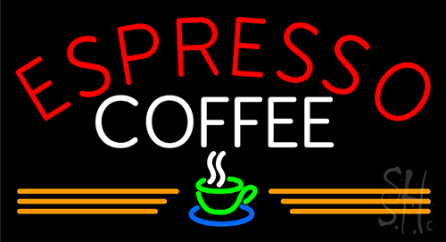 Espresso Coffee LED Neon Sign
