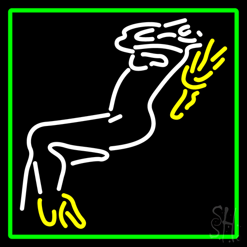 Strip Girl LED Neon Sign