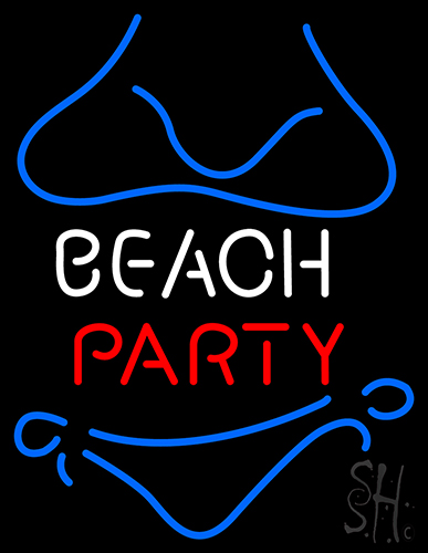 Beach Party LED Neon Sign
