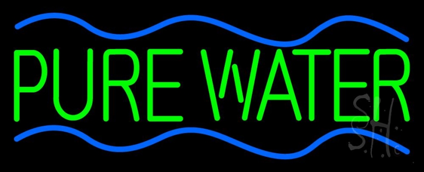 Green Pure Water LED Neon Sign
