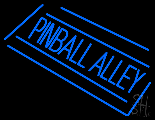 Pinball Alley LED Neon Sign