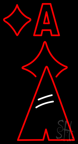 Poker Cards LED Neon Sign