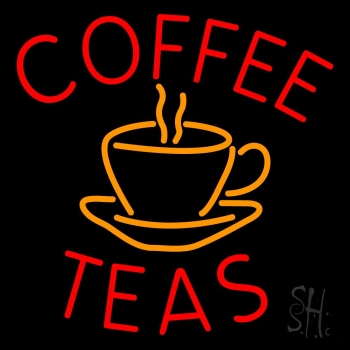 Coffee Teas LED Neon Sign