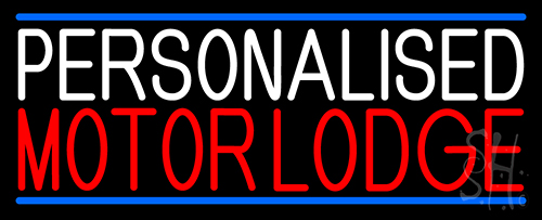 Custom Personalized Motor Lodge LED Neon Sign
