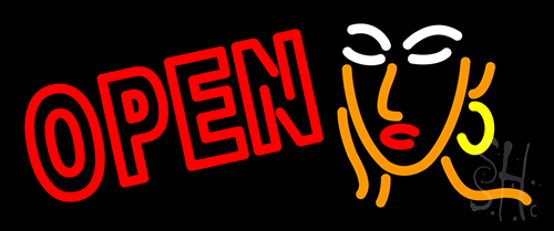 Girl Logo Open LED Neon Sign