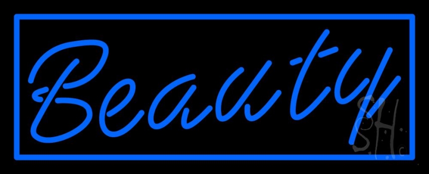Blue Beauty LED Neon Sign