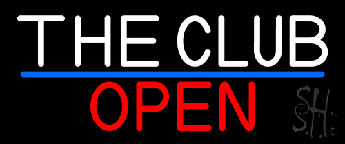 The Club LED Neon Sign