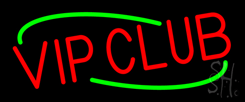 Vip Club LED Neon Sign