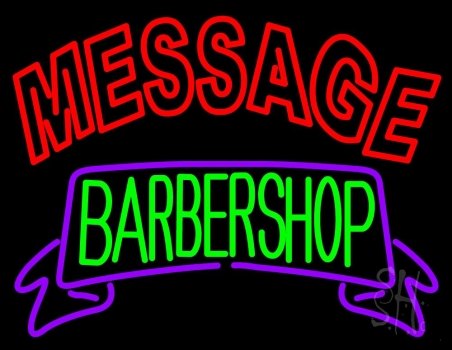 Custom Barber Shop LED Neon Sign