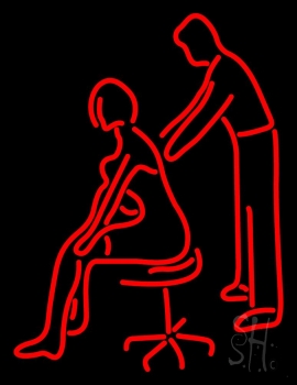 Male Female Massage Logo LED Neon Sign
