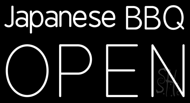 Japanese Bbq Open LED Neon Sign