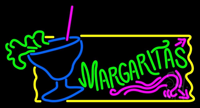 Green Margaritas LED Neon Sign