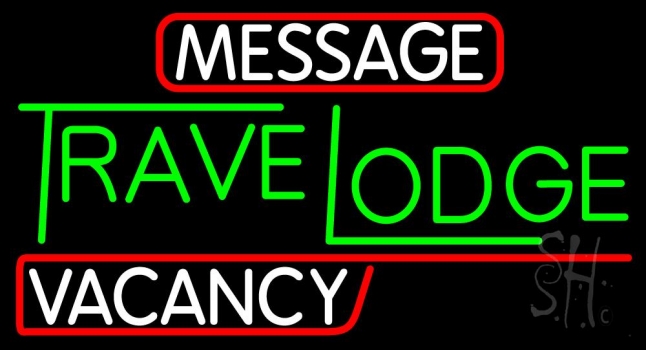 Custom Travelodge Vacancy LED Neon Sign
