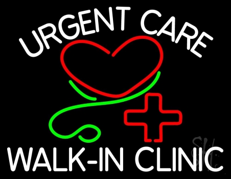 Urgent Care Walk In Clinic LED Neon Sign