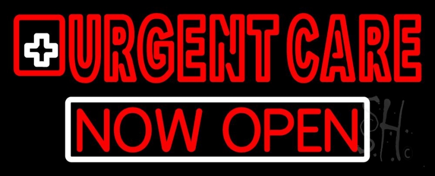 Double Stroke Urgent Care Now Open LED Neon Sign