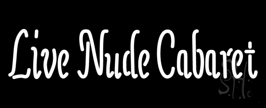 Live Nude Cabaret LED Neon Sign