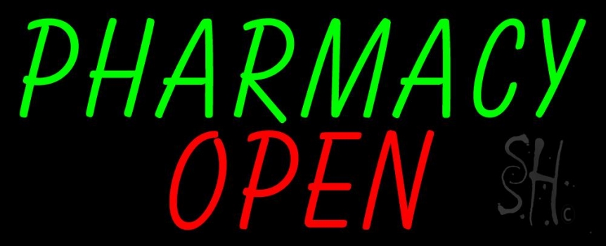Pharmacy Open LED Neon Sign