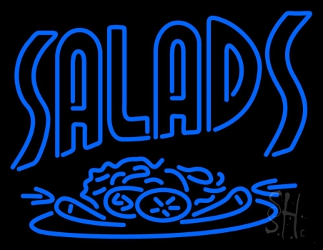 Blue Salads LED Neon Sign