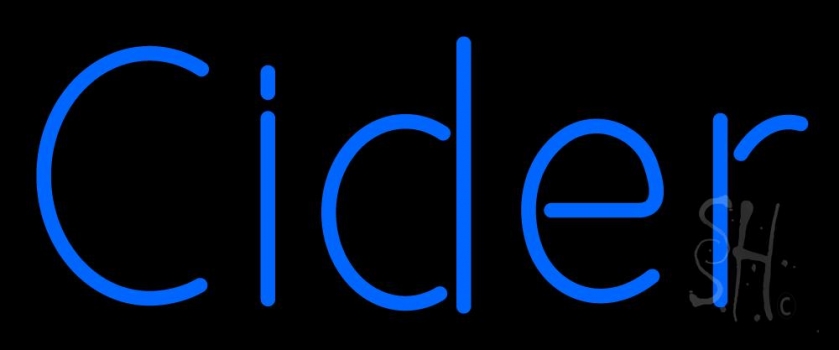 Blue Cider LED Neon Sign