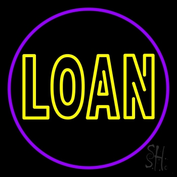 Double Stroke Loan LED Neon Sign
