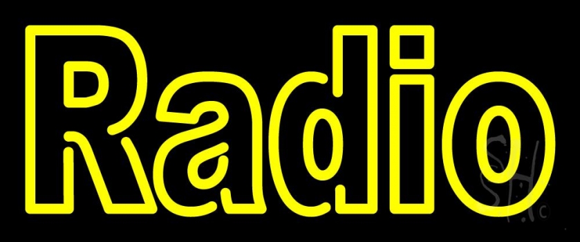 Double Stroke Radio LED Neon Sign