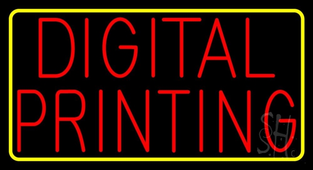 Red Digital Printing LED Neon Sign
