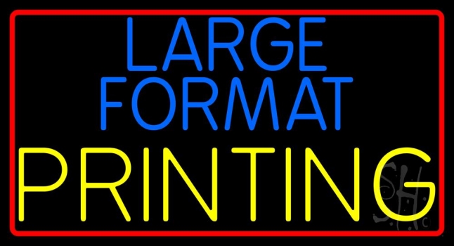 Large Format Printing LED Neon Sign