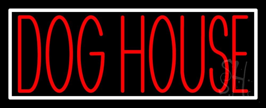 Dog House Block 2 LED Neon Sign
