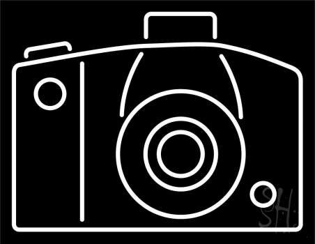 Camera Symbol LED Neon Sign