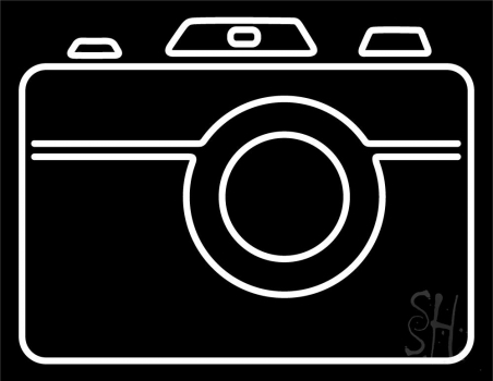 Camera LED Neon Sign