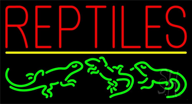 Reptiles LED Neon Sign