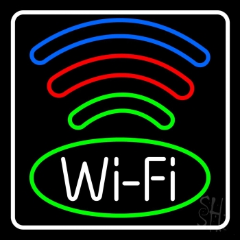 Wifi Free Block With Phone Number 5 LED Neon Signl