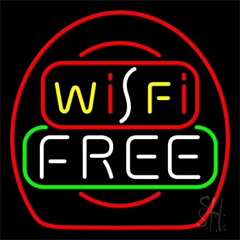 Wifi Free Red Border LED Neon Sign