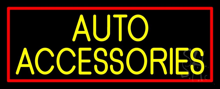 Auto Accessories Block 1 LED Neon Sign
