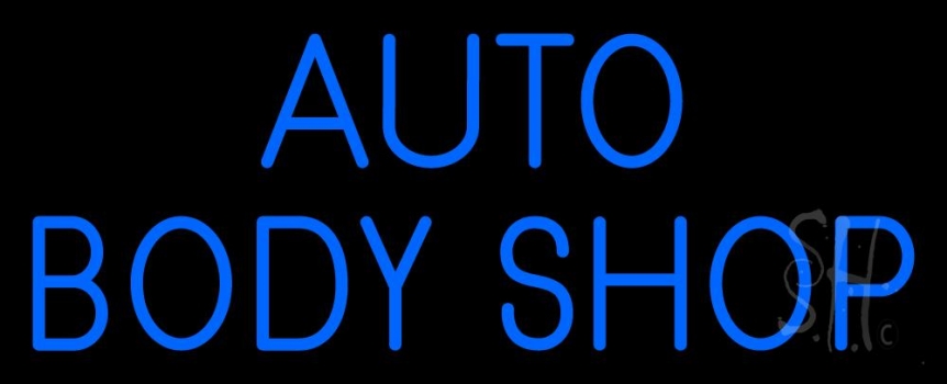 Auto Body Shop 1 LED Neon Sign
