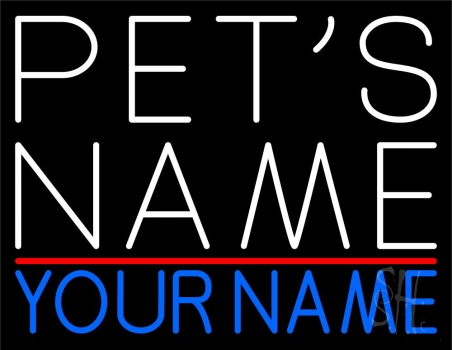 Custom Pets Name LED Neon Sign