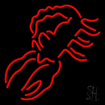 Scorpion Red LED Neon Sign