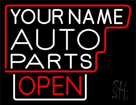 Custom Auto Parts Open LED Neon Sign