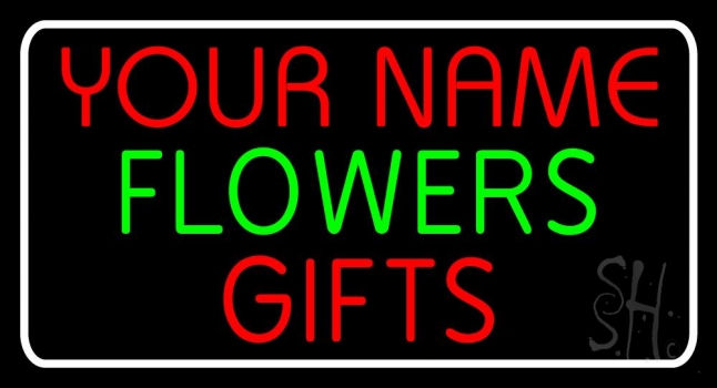 Custom Flowers Gifts LED Neon Sign