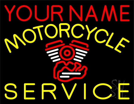 Custom Motorcycle Service LED Neon Sign