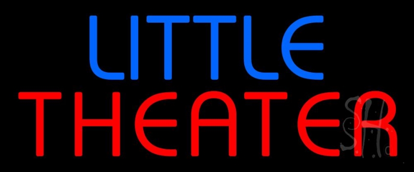 Blue Little Red Theater LED Neon Sign