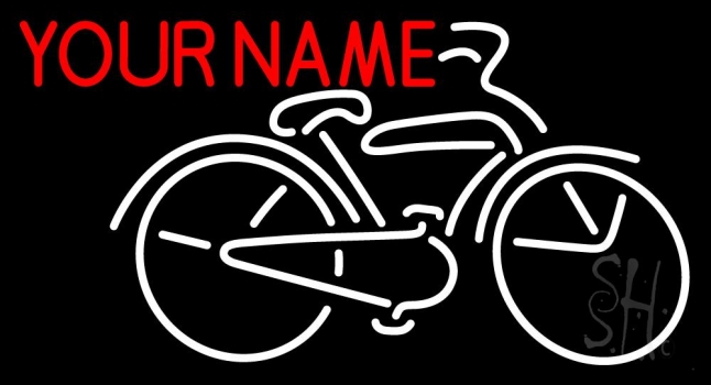 Custom Bicycle Logo 1 LED Neon Sign