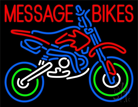 Custom Bikes LED Neon Sign