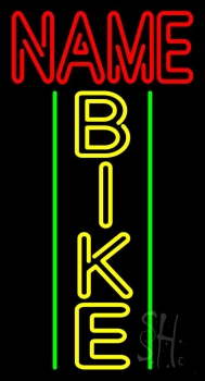 Custom Double Stroke Bike 2 LED Neon Sign